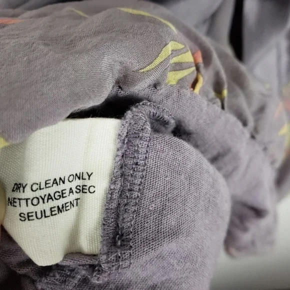 Anthropologie Partimi 100% silk bubble hem dress womens 0 lavender grey party - Picture 4 of 7